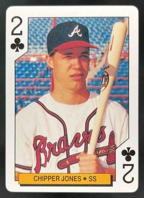 1994 Bicycle Playing Cards Chipper Jones Atlanta Braves - Image 1 of 2