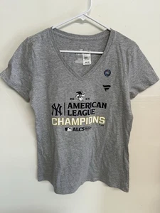Camiseta Mujer Fanatics MLB 2024 Serie Mundial New York Yankees Talla Pequeña - Imagen 1 de 4
