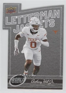 2025 Upper Deck World of Sports Letterman Giacche Anthony Hill Jr #LJ-HI - Foto 1 di 3