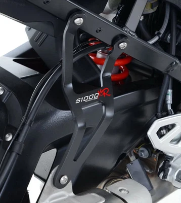 R&G COLGADOR DE ESCAPE COMPATIBLE PARA BMW S 1000 XR 2015 > 2019 KIT NEGRO EH0064BKA Foto 1 de 3