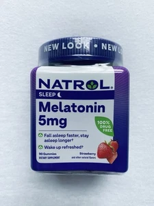 Natrol, 5mg Melatonin, 90 Gummies Sleep Support Supplement Exp 8/25 - Picture 1 of 4