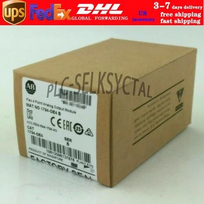 New Sealed AB 1794-OE4 B 1794-0E4 Flex 4 Point Analog Output Module 1794OE4 - Image 1 of 4