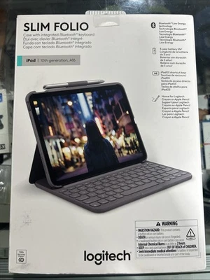 Logitech - Slim Folio Keyboard Case for Apple iPad - Image 1 of 2