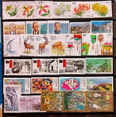 PRC CHINA 1988-2002 COMMEMORATIVE STAMPS COLLECTION PARTIAL SETS USED CNC111 - Image 1 of 2