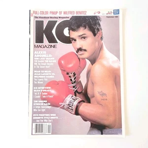 KO MAGAZINE ALEXIS ARGUELLO BOXING HOFer COVER SEPTEMBER 1983 | VGC  - Picture 1 of 11