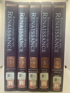 FIVE VOLUMES! EXCELLENT Encyclopedia of the Renaissance Hardcover Book Set - Imagen 1 de 10