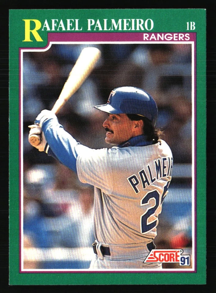Rafael Palmeiro Baseball Cards - You Pick - Chicago Cubs Texas Rangers - Part 2 - Image 1 of 1