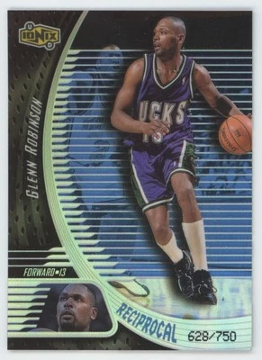 1998-99 upper deck ionix Glenn Robinson 628/750 Milwaukee Bucks #R36 — 第 1/2 张图片