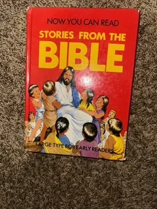 1983 Vintage Book: Now You Can Read Stories from the Bible Large Print HC - Picture 1 of 9