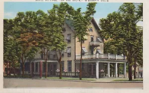 Hotel Helland - Plan Europeo - Wisconsin Dells, Wisconsin - litografía sin publicar - Imagen 1 de 3