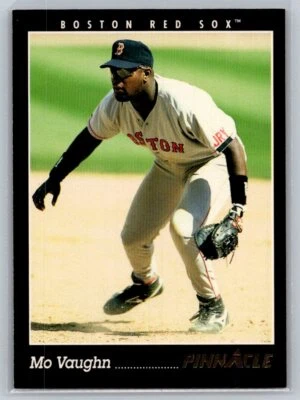 💎1993 Pinnacle Baseball #189 Mo Vaughn - Boston Red Sox💎 - Image 1 of 2