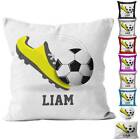 Personalised Cushion Football Sequin Cushion Pillow Printed Birthday Gift 133