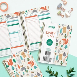 To Do List Daily Task Checklist Planner Time Management Notebook by Bright Day - Picture 1 of 4