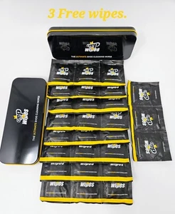 Crep Protect Shoe Cleaning Wipes 2 Pack With Tin Case, 24 Count + 3 Free Wipes. - Picture 1 of 2