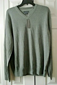 Herrenpullover V-Ausschnitt Größe Large Grau Covington - Bild 1 von 2
