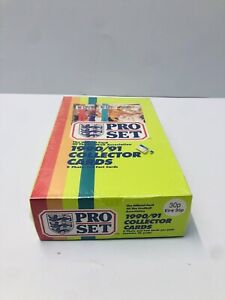 Sealed Box Pro Set 1990-91 Football Association Soccer Collector Cards 48 Packs