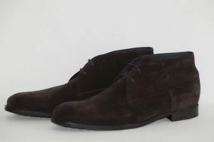 Stivali da deserto HUGO BOSS, mod. Pelliccia Dressar, taglia 43 / UK 9 / US 10, marrone scuro - Foto 1 di 8