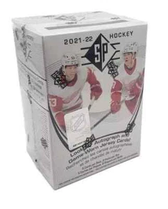 2021-22 Upper Deck SP Hockey Factory Sealed 8 Pack Blaster Box 40 Cards - Picture 1 of 1