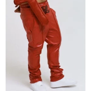 seventh heaven "foxes" pleather pants red medium NWOT - Picture 1 of 3