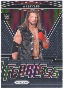 2022 Panini Prizm UFC Fearless #17 A.J. Estilos! *PWE* - Imagen 1 de 2
