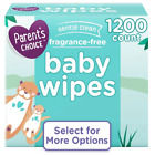NEW Parents Choice Fragrance-Free Baby Wipes, 1200 CountFREE SHIPPING
