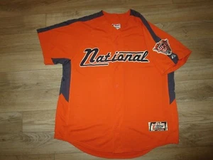 National League 2005 MLB ALL Star Game Detroit Tigers Majestic Sewn Jersey LG L - Picture 1 of 5