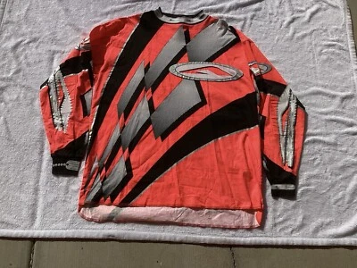 Vintage 90s AXO sports racing neon pink riding/motorcycle jersey - Image 1 of 4