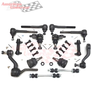 Chevrolet GMC C1500 C2500 C3500 Ball Joint Tie Rod Idler Pitman Arm Kit 88 - 92 - Picture 1 of 7