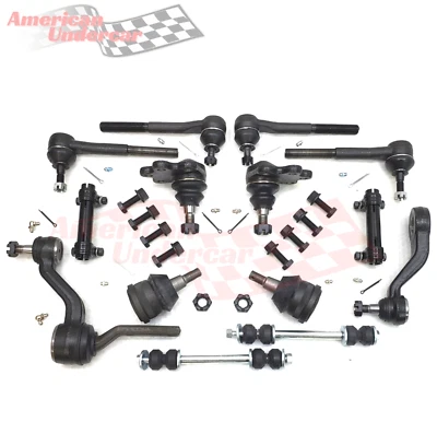 Chevrolet GMC C1500 C2500 C3500 Ball Joint Tie Rod Idler Pitman Kit 1988 - 1992 - Image 1 of 4
