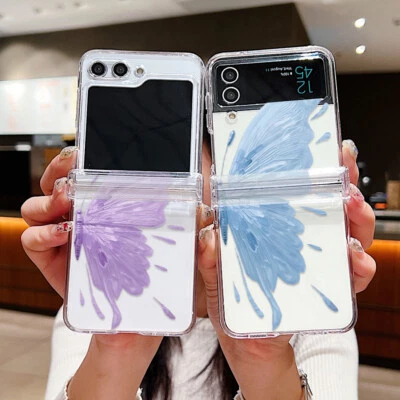 For Samsung Galaxy Z Flip6 Flip5 Flip4 Flip3 Shockproof Hinge Clip Slim PC Cover - Image 1 of 4