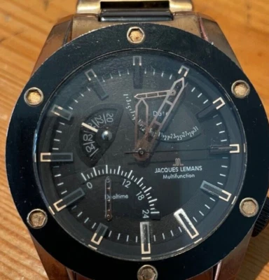 Reloj de Cuarzo Jacques Lemans Liverpool con Doble Hora BATERÍA NUEVA Foto 1 de 3