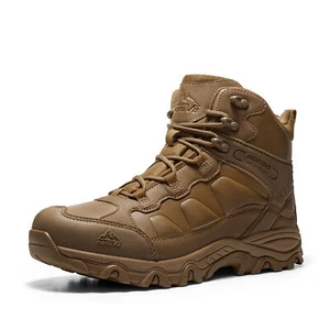 Men's Waterproof Hiking Boots Outdoor Mid Trekking Lightweight Shoes US Size - Picture 1 of 31
