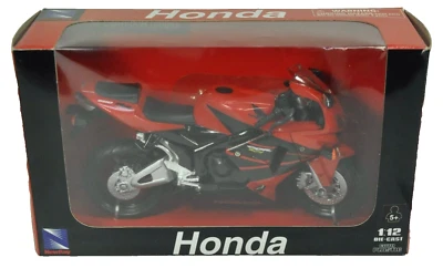 HONDA CBR600RR NEWRAY 1:12 MOTORCYCLES ROAD RIDER COLLECTIOR DIE-CAST AS-67013S - Image 1 of 2