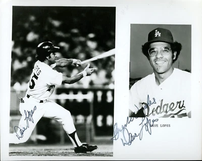 Davey Lopes Autograph Photo Foto 1 de 2