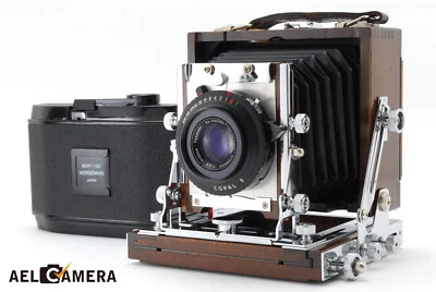 【N MINT】Hansa Field 69 Yamasaki C-Congo 105mm f4.5 Lens + Film Back From JAPAN - Image 1 of 4