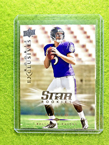 Joe Flacco ROOKIE CARD 2008 Upper Deck RC Rookie Exclusives  CLEVELAND BROWNS