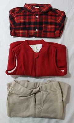 Conjunto Chaleco, Camisa y Pantalones Gofre Bebé First Impressions MP9 Multicolor Talla 24mo Foto 1 de 4