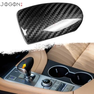 G70 Real Carbon Console Gear Knob Head Lever Decor For Genesis G70 Sport 2019-25 - Imagen 1 de 12