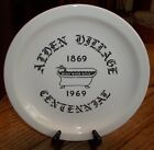 Alden Village Centennial Plate 1869-1969 QUACK MEDICINE CURES Black Water Baths