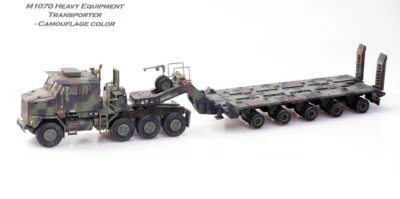 1:72 US Army Oshkosh M1070 Heavy Transport Vehicle Model Military Toys Finished - Image 1 of 4