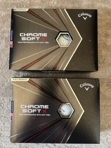 Pelotas de golf Callaway cromadas suaves X 20 2 docenas - blancas (modelo 2020) nuevas - Imagen 1 de 1