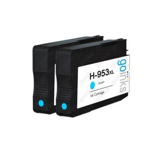 2 Cyan Ink Cartridges for HP Officejet Pro 7740, 8710, 8718, 8728 - Picture 1 of 1