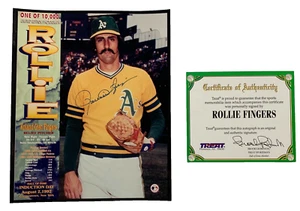 Rollie Fingers signiertes Foto mit Echtheitszertifikat - Bild 1 von 5