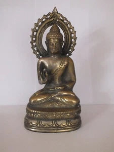 Buddha - sitzend - Messingoptik - Bild 1 von 5