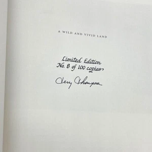 A Wild and Vivid Land by Jerry Thompson Signed Limited Edition 8 of 100 TSHA - Picture 1 of 7