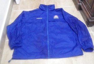 Men's City Coral Springs Florida Windbreaker Jacket Blue Full Zip Nylon Sz XL - Picture 1 of 9