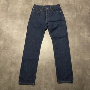 Levi’s 501 Herren Jeans dunkelblau Denim Big E Button Fly W27 L30 - Bild 1 von 14