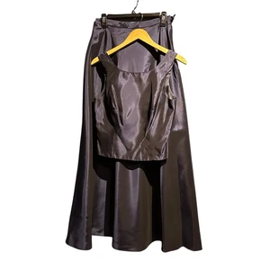 Michaelangelo Special Occassion Skirt and Top set Navy blue Size 8 Formal  - Picture 1 of 13