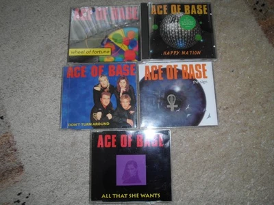 ACE OF BASE - 5 STÜCK MUSIK CD - WHEEL OF FORTUNE - HAPPY NATION - Bild 1 von 4