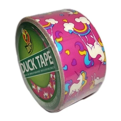 Рулон клейкой ленты Duck Brand Pink Unicorn 1,88 x 10 ярдов - Изображение 1 из 4